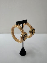 Load image into Gallery viewer, 18K Gold Plated Bold Chunky Hoop Earring

