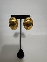 Load image into Gallery viewer, 18K Gold Plated Oval Earring
