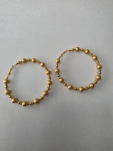 Load image into Gallery viewer, 18K Gold Plated Bold Beaded Hoop Earring
