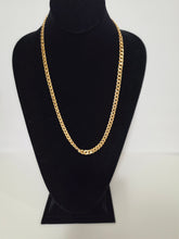 Load image into Gallery viewer, 18K Gold Plated 24" Long Cuban Necklace
