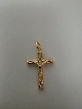 Load image into Gallery viewer, 18K Gold Plated Simple Cross Pendant
