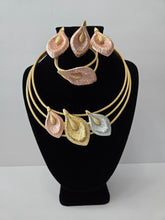 Load image into Gallery viewer, 18K Three Tone Gold Plated 4 in 1 Party Set
