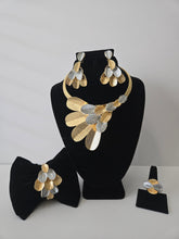 Load image into Gallery viewer, 18K Gold Plated Two Tone 4 in 1 Party Set
