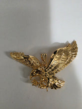 Load image into Gallery viewer, 18K Gold Plated Bold Eagle Pendant
