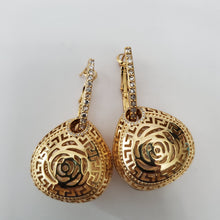 Load image into Gallery viewer, 18K ITALIAN GOLD PLATED DROP/DANGLING EARRINGS
