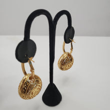 Load image into Gallery viewer, 18K ITALIAN GOLD PLATED DROP/DANGLING EARRINGS
