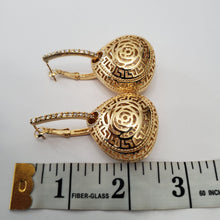 Load image into Gallery viewer, 18K ITALIAN GOLD PLATED DROP/DANGLING EARRINGS
