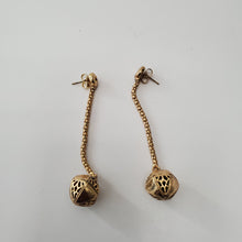 Load image into Gallery viewer, 18K ITALIAN GOLD PLATED DROP/DANGLING EARRINGS
