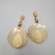 Load image into Gallery viewer, 18K ITALIAN GOLD PLATED DROP/DANGLING EARRINGS
