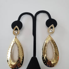 Load image into Gallery viewer, 18K ITALIAN GOLD PLATED DROP/DANGLING EARRINGS
