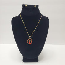 Load image into Gallery viewer, 18K GOLD PLATED ALPHABET  B SET
