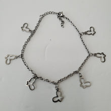 Load image into Gallery viewer, STAINLESS STEEL SLIVER BUTTERFLY ANKLET
