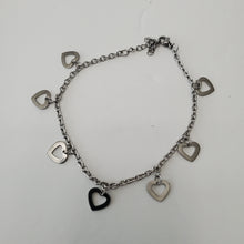 Load image into Gallery viewer, STAINLESS STEEL SLIVER OPEN HEART ANKLET
