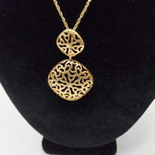 Load image into Gallery viewer, 18K GOLD PLATED DROP EARRING NECKLACE &amp; PENDANT
