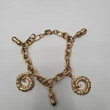 Load image into Gallery viewer, 18K ITALIAN GOLD PLATED CHARM BRACELET
