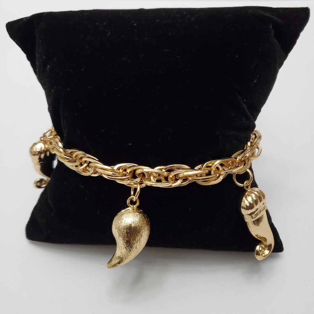 18K GOLD PLATED BIG CHUNKY BRACELET