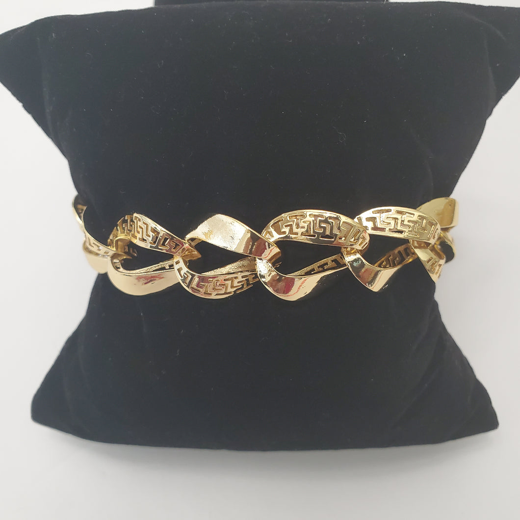 18K GOLD PLATED LUXE WEAVE BRACELET