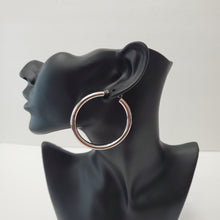 Load image into Gallery viewer, 18K STAINLESS STEEL SLIVER HOOP EARRINGS
