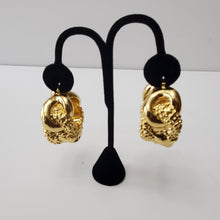 Load image into Gallery viewer, 18K Gold Plated Chunky Weaving Hoop Earring
