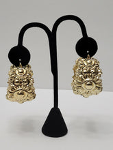 Load image into Gallery viewer, 18K ITALIAN GOLD PLATED CHUNKY HOOP EARRINGS
