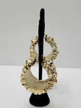 Load image into Gallery viewer, 18K ITALIAN GOLD PLATED CHUNKY HOOP EARRINGS
