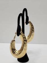 Load image into Gallery viewer, 18K ITALIAN GOLD PLATED CHUNKY HOOP EARRINGS
