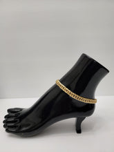 Load image into Gallery viewer, 18K ITALIAN GOLD PLATED THICK CHAIN ANKLET
