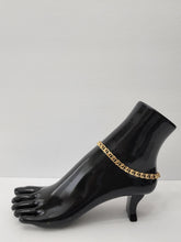 Load image into Gallery viewer, 18K ITALIAN GOLD PLATED THICK CHAIN ANKLET
