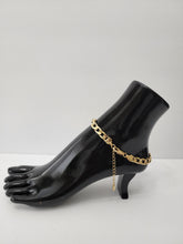 Load image into Gallery viewer, 18K ITALIAN GOLD PLATED THICK CHAIN ANKLET
