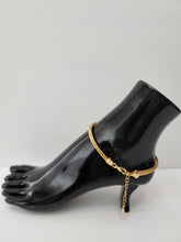 Load image into Gallery viewer, 18K ITALIAN GOLD PLATED THICK CHAIN ANKLET
