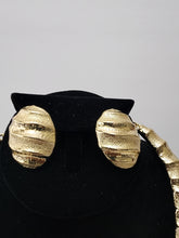 Load image into Gallery viewer, 18K GOLD PLATED EARRING, PENDANT &amp; NECKLACE SET
