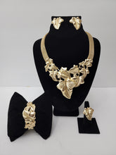 Load image into Gallery viewer, 18K GOLD PLATED EARRING, PENDANT &amp; NECKLACE SET
