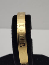 Load image into Gallery viewer, 18K GOLD PLATED STAINLESS STEEL ROMAN NUMERAL BANGLE
