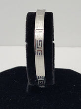 Load image into Gallery viewer, 18K ITALIAN WHITE GOLD PLATED BANGLE
