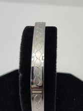 Load image into Gallery viewer, 18K ITALIAN WHITE GOLD PLATED  BANGLE
