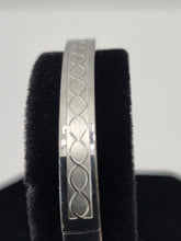 Load image into Gallery viewer, 18K ITALIAN WHITE GOLD PLATED  BANGLE
