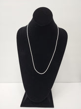 Load image into Gallery viewer, 18K ITALIAN WHITE GOLD PLATED TWISTED ROPE NECKLACE
