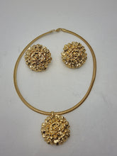 Load image into Gallery viewer, 18K GOLD PLATED EARRING, PENDANT &amp; NECKLACE , PARTY SET
