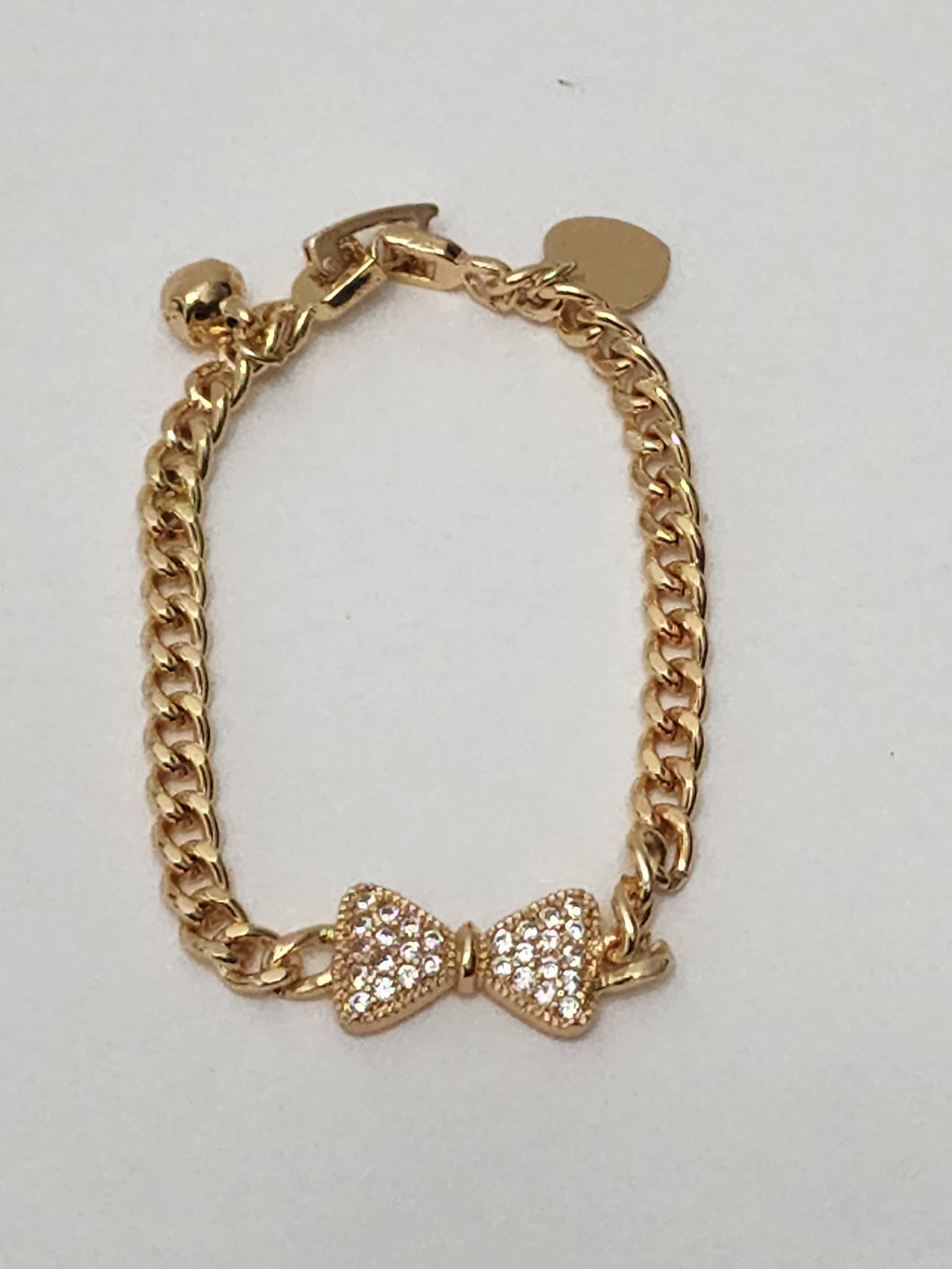 18K ITALIAN GOLD PLATED BABY CHARM BRACELET