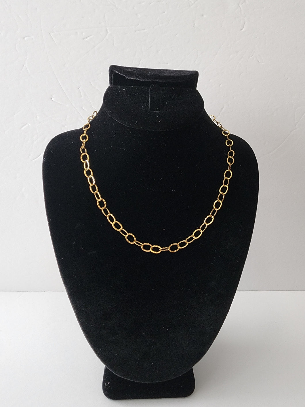 18K GOLD PLATED STAINLESS STEEL CHAIN NECKLACE