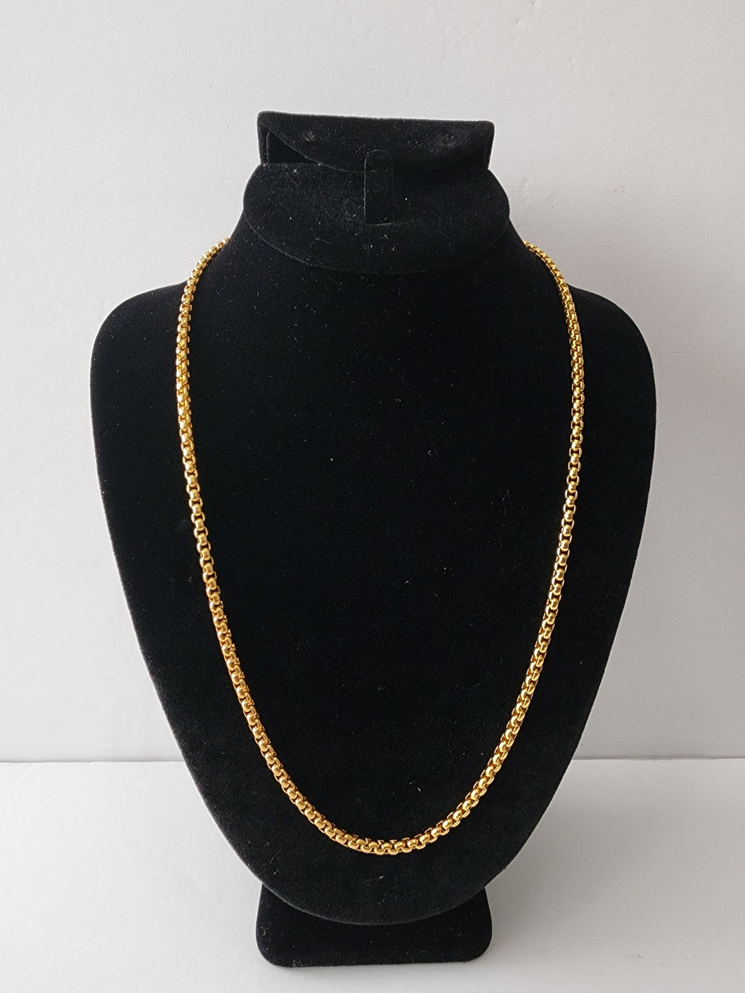 18K GOLD PLATED STAINLESS STEEL CHAIN NECKLACE