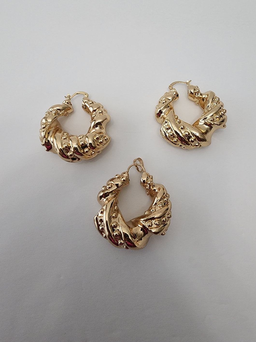 18K BRAZILIAN GOLD PLATED PARTY SET