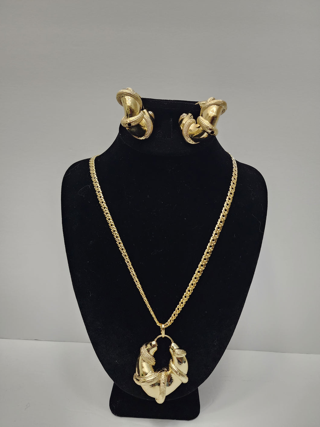 18K Italian Gold Plated Set