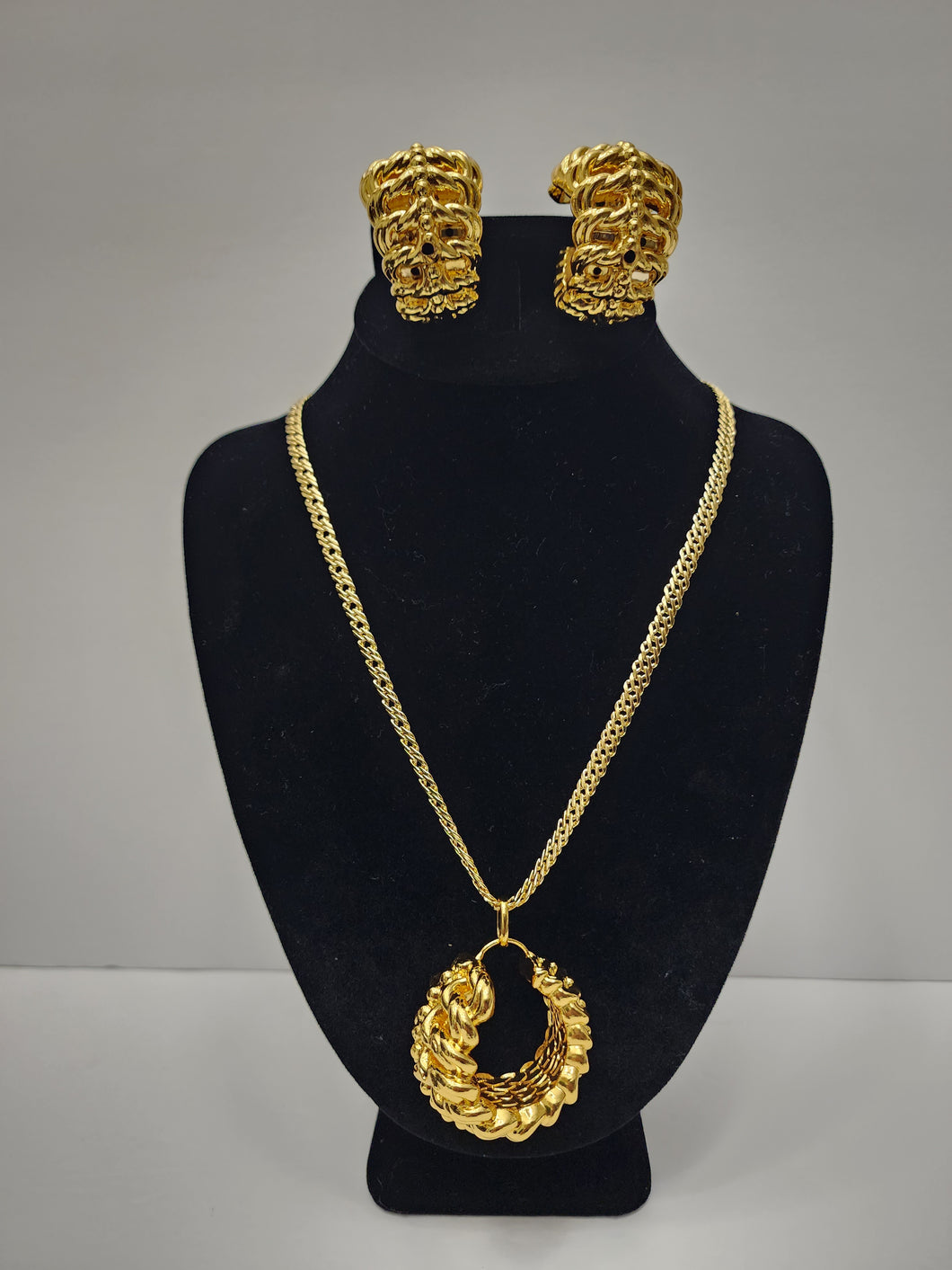 18K Gold Plated Chunky Set