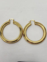 Load image into Gallery viewer, 18K Italian Gold Plated Hoop Chunky Earring
