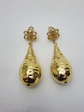 Load image into Gallery viewer, 18K Gold Plated Tear Drop Earring
