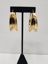 Load image into Gallery viewer, 18K Gold Plated Chunky Bold Hoop Earring
