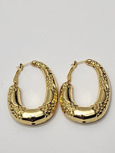 Load image into Gallery viewer, 18K Gold Plated Hoop Earrings
