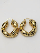 Load image into Gallery viewer, 18K Italian Gold Plated Bold Earrings
