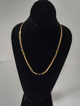 Load image into Gallery viewer, 18K Gold Plated 3 Tone  Carpet &amp; Cuban Necklace
